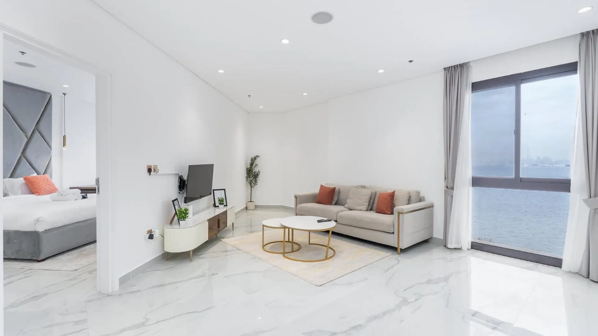 2 Bedroom With Beautiful Full Palm Waters Views Dubaj